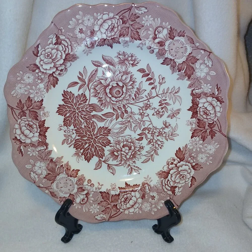 The Spode Archive Collection Jasmine Buffet Dessert Plate 9.5